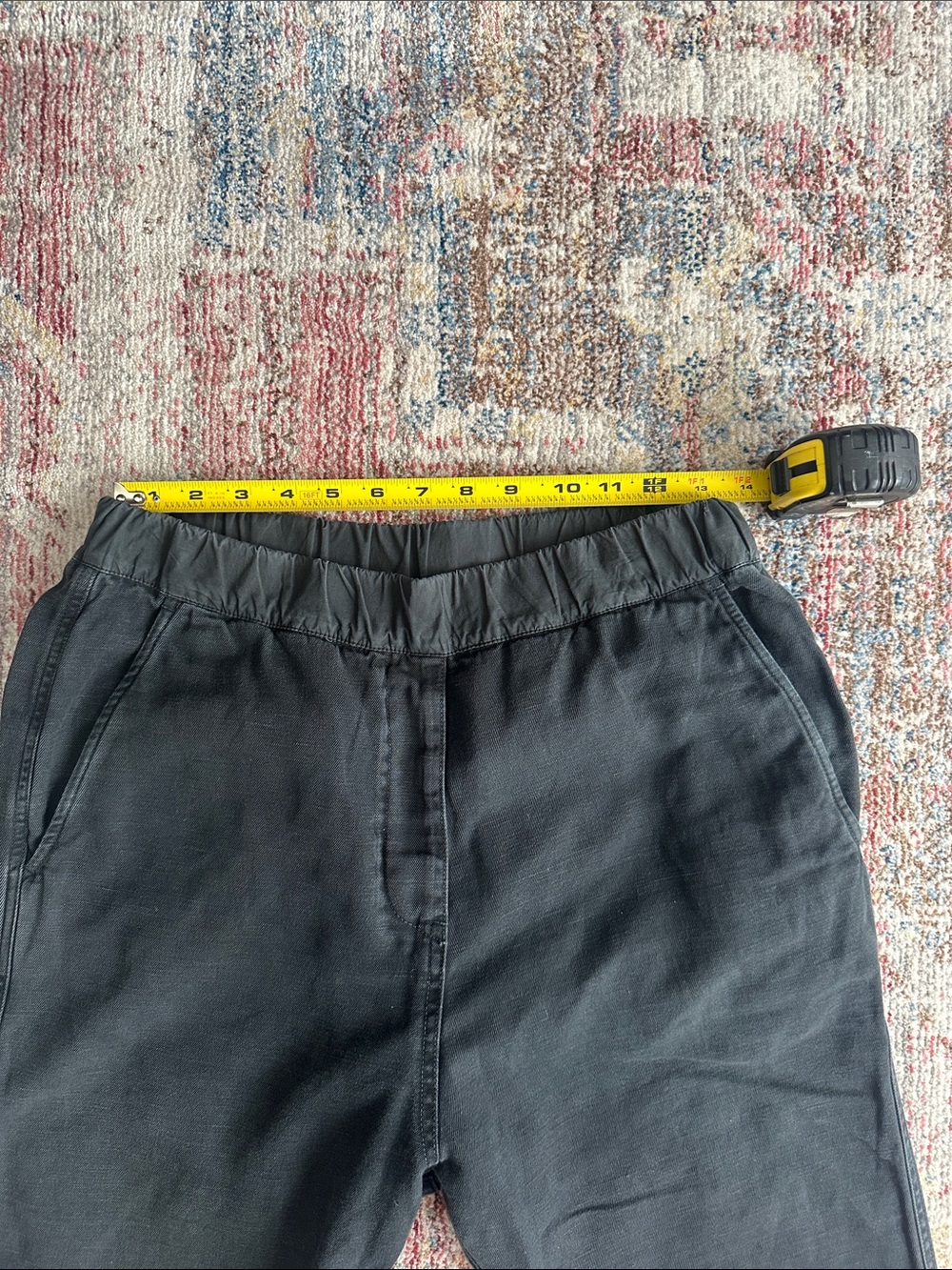 Nili Lotan Casablanca Drop Crotch Ankle Pants in Carbon-S - Picture 8 of 13